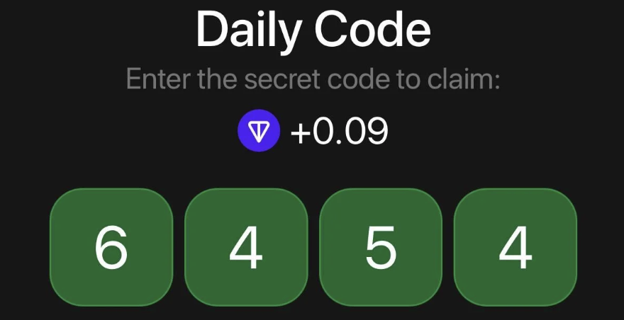 TonHash Daily Secret Code 1 June 2025
